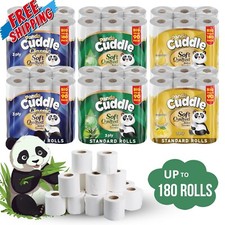 Toilet Rolls 3Ply Bulk Panda Cuddle Soft Quilted Luxury Embossed Loo Tissue Roll