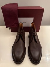 JOHN LOBB Hackney Grain Leather Chukka Desert Boots Mens Brown UK 11 EU 45 £1390