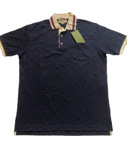 Gucci embroidery logo polo - gg,