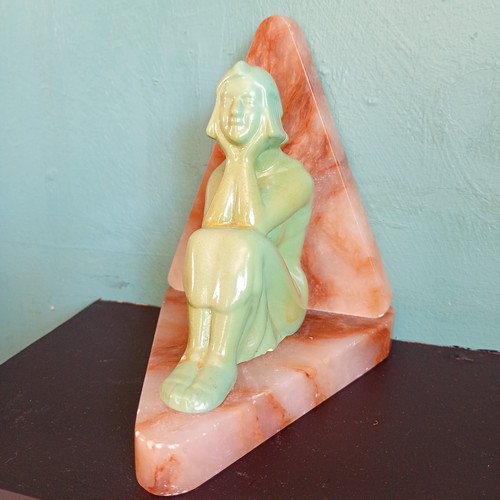 Vintage 1930s art - art, marble