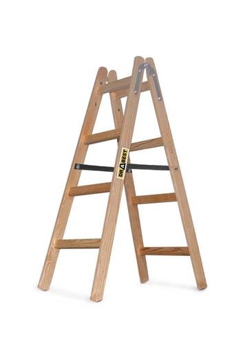 2x4 wooden household ladder - household,