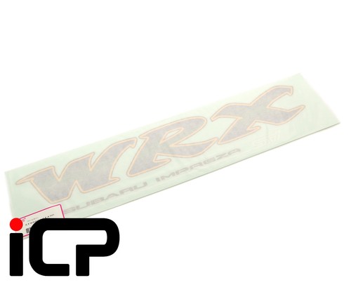 Wrx sti boot lid - sti, in