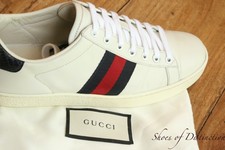 Gucci Ace White Leather Shoes