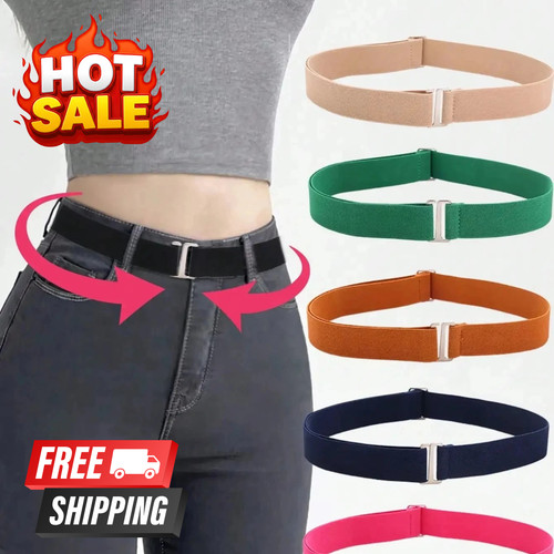 Women invisible black elastic - invisible,