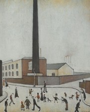L S LOWRY ART NORTHERN MILL