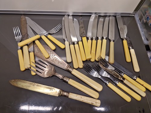 Steel knives faux - steel,