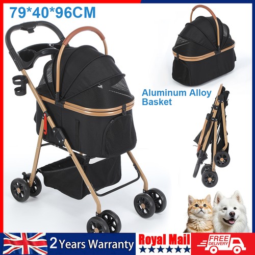 Foldable wheel pet pushchair - pet,