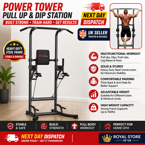 Adjustable power tower dip - adjustable,