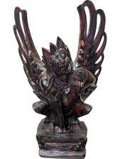 Hand-Carved Wooden Garuda