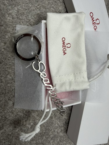Omega seamaster steel keyring - omega,