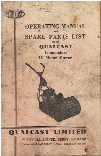 Qualcast commodore petrol - qualcast, 14"