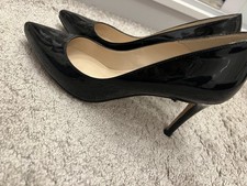 Russell & Bromley Pump Black Patent Heels Size 6 EU 39