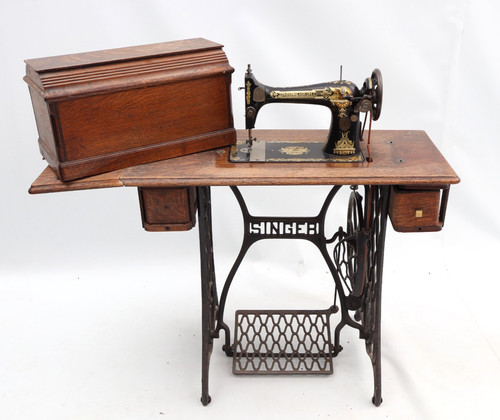 Antique singer 127k - antique, treadle
