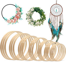 Wooden Wreath Rings 21PCS