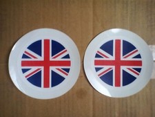 2 x Tax Disc Permit Holders Car Sticker England Union Jack Great Britain