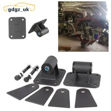 Universal Engine Motor Mounts Conversion Swap For LS  LS1 LS2 LS3 LS6 LS7 Black
