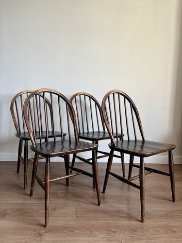 Four ercol 370 windsor - ercol, dining
