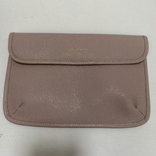 Ted Baker Mauve Clutch Pouch Bag Make Up Magnetic Closure 25 x 16cm
