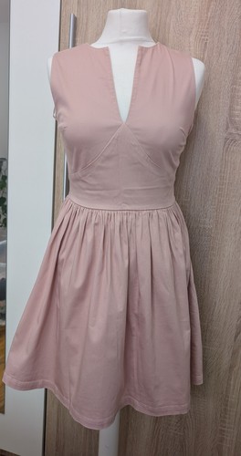 Papaya pink fit and flare - pink,