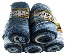 Rainbow wool pack 5 x 100g