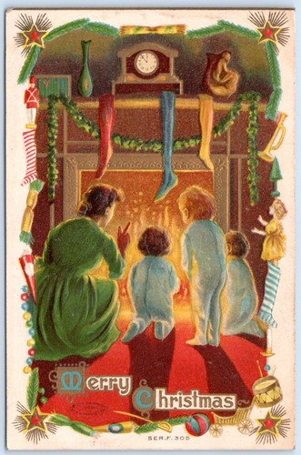 Postcard merry christmas - postcard,