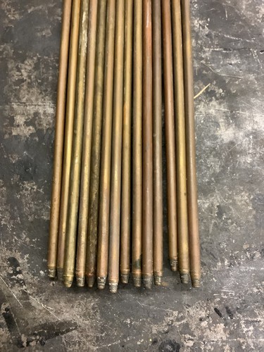 Victorian brass stair - , rods