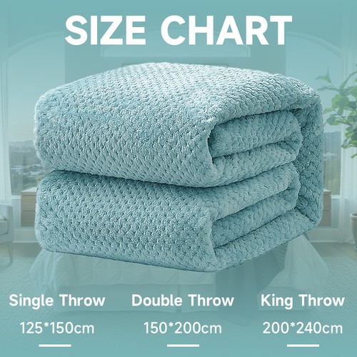 Large warm fleece - soft, throw
