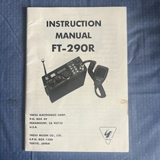 YAESU  FT-290R  Instruction