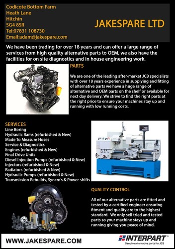 Jcb plessey hydraulic - plessey,