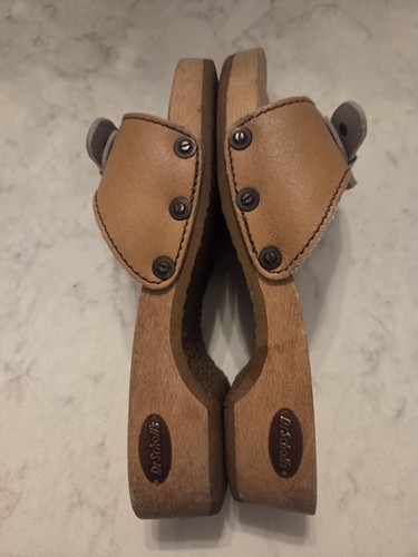 Vintage scholls wooden - dr.scholls,