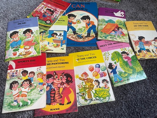 Topsy and tim vintage book - topsy,