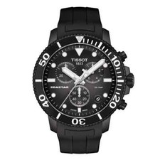 TISSOT SEASTAR 1000 T120.417.37.051.02 SILVER/BLACK/WHITE MENS WATCH 5YR WTY