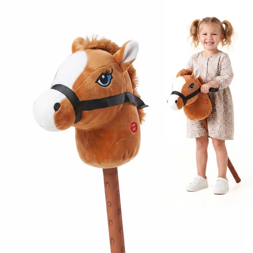 Brown hobby horse stick - hobby,