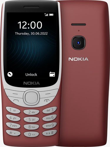 Nokia 8210 red dual - red, sim