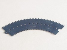 Meccano Large Toothed Quadrant Part 167a 1960s Dark Grey Stamped MMIE