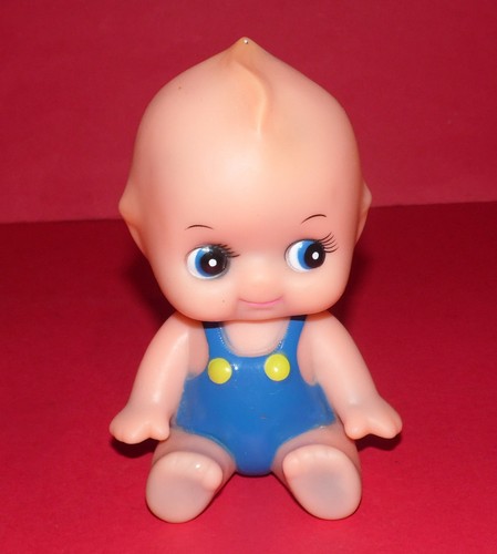 Vintage vinyl kewpie doll - vinyl,