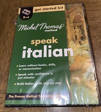 Speak Italian Get Started Kit by Michel Thomas [AUD], CD NEW Sealed