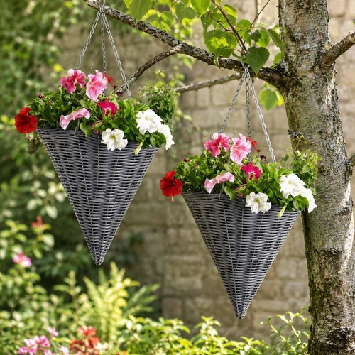 Garden hanging basket cone - basket,