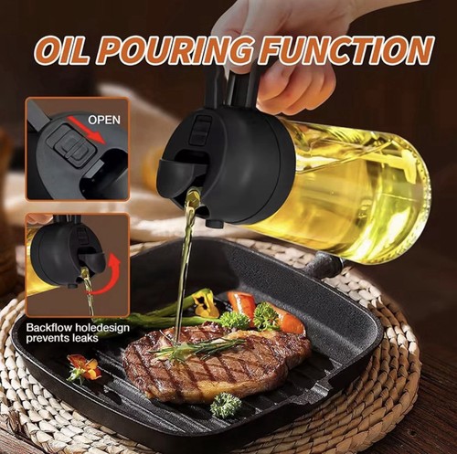 500ml glass oil - oil, spray