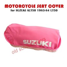MOTORCYCLE SEAT COVER SUZUKI ALT50 1983-1984 LT50 1984-2001 HOT PINK #ALT