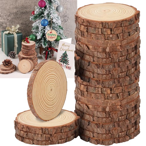 30pcs wooden slices - 30pcs, 9-10cm