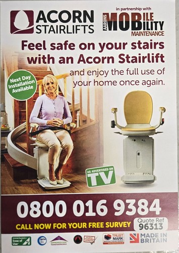 Stair lift flyer - stair,