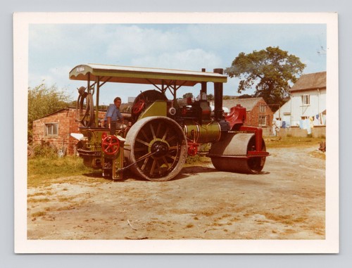 Old colour photo steam - old, engine