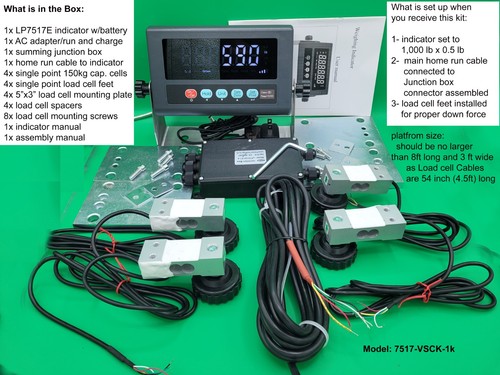 1000lb livestock scale kit for - scale,
