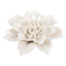 1PC Wall Ceramic Flower Sculpture 3D Wall Hanging Decoration Home Decor