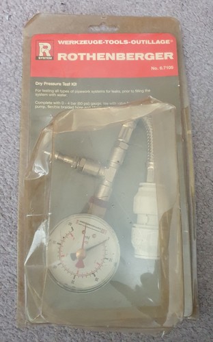 Rothenberger dry pressure test - dry,