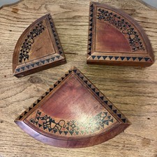 Trio Of Stacking Vintage Hand