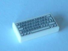 LEGO White Tile Ref 3069bpb030 3069bpx65 / Set 7894 3182 60104 60062 8077 60052