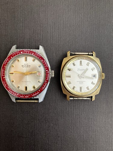 Lucerne diver and buler watch - and,