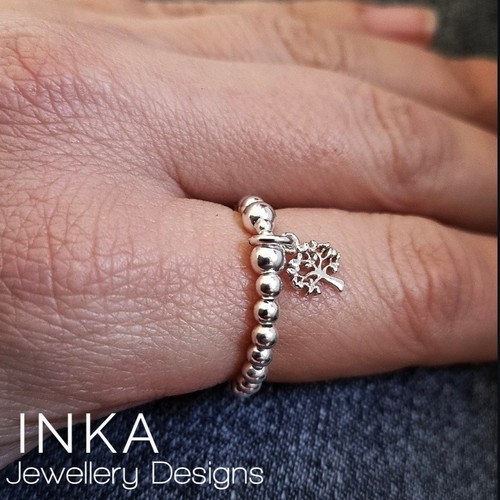 925 sterling silver beaded - silver,